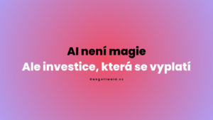 AI chatbot - investice