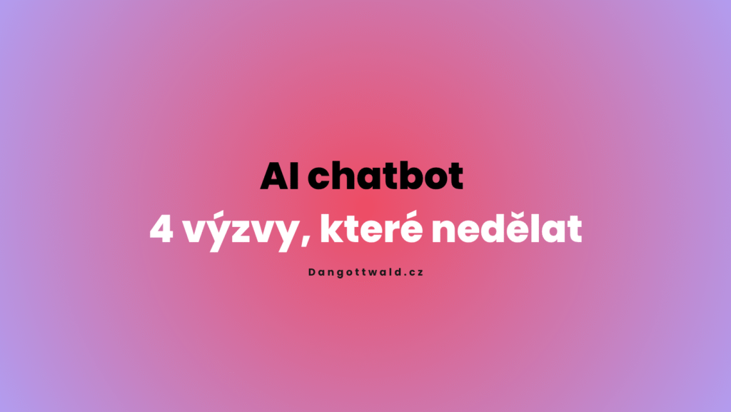 RAG chatbot: Čtyři výzvy pro AI architekta